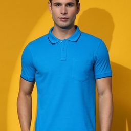 Cloak & Decker by Monte Carlo Men Polo Collar Solid T-shirt-image-31