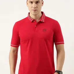 Peter England Polo Collar Slim Fit T-shirt-picture-31