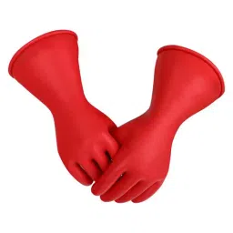 De Neers Electric Safety Gloves PPE Red 2500 V AC Test & 500 V AC Working Potential Length 410 mm, PPE-IG00-image-41