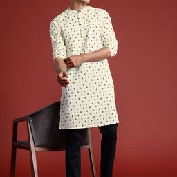 Anouk Men Printed Pure Cotton Kurta-picture-29