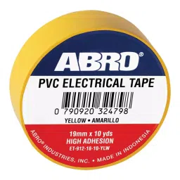 ABRO 6 m Yellow AIPL Self Adhesive PVC Electrical Insulation Tapes, CA0012 (Box of 30 Piece)-33