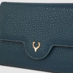 Allen Solly Women Geometric Textured Three Fold Wallet image 2