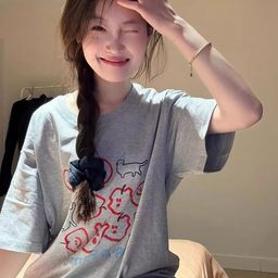 StyleCast x Revolte Women Printed Drop-Shoulder Sleeves Oversized Round Neck T-shirt-picture-45