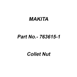 Makita Collet Nut for 3620, Part No 763615-1-41