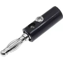 RS PRO 4 mm Black Male Banana Plug 30V 32A, 2080269 (5 Pcs)-image-85