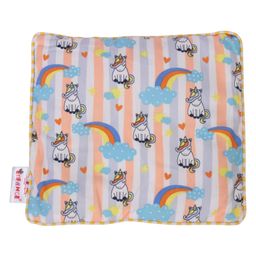 Enfance Nursery Cotton Rai Pillow with Cover Unicorn Print - Orange-picture-15