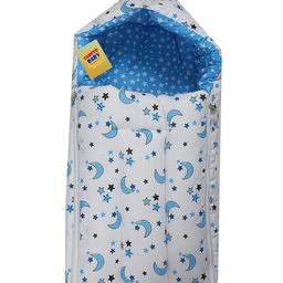 Fareto Cotton Sleeping Bag For New Born - Blue-image-44