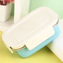 Servewell Bite Single Wall Lunch Box  - Blue-image-28