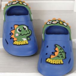 Lil Lollipop Unisex Cartoon Applique Anti-Slip Clogs - Navy Blue-image-61