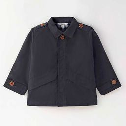 ToffyHouse Cotton Full Sleeves Jacket - Black-image-13