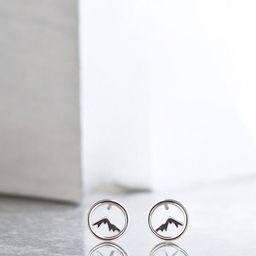 Goldnera 925Sterling Silver Sparkle Quirky Shaped Studs-43