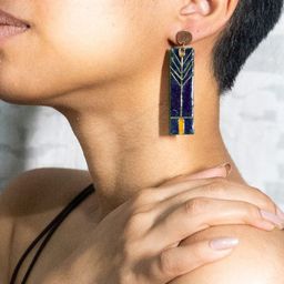 Ekibeki Contemporary Drop Earrings-image-30