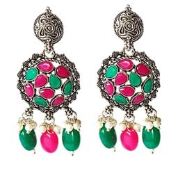 muccasacra Multicoloured Alloy Earrings-image-75