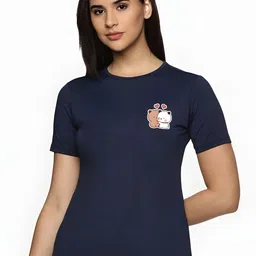 CORSICA Women Printed Applique T-shirt-image-32