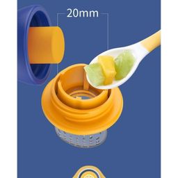 AEREX Silicone Fruit Pacifiers with Handle Soft Nibbler Baby Food Nibler Chewing Nibbler for Babies Teether Baby Fruit Pacifiers for Newborn Babies (Yellow) image 4