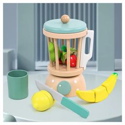 Eduspark My Little Juicer Play Set Wooden kids Pretend Play Set - Multicolor image 5