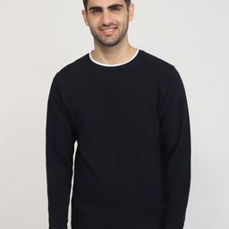Parx Self Design Pure Cotton Regular Fit Sweatshirt-picture-35