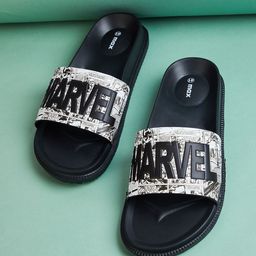 max Men Marvel Printed Sliders Flip Flops-picture-7