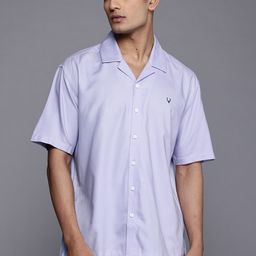 Allen Solly Embroidered Detail Relaxed Casual Shirt-image-75