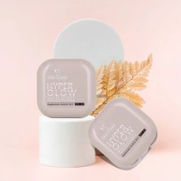 Half N Half Hyper Glow Matte Effect Pressed Powder 04 Honey Glow - 20 gm image 5