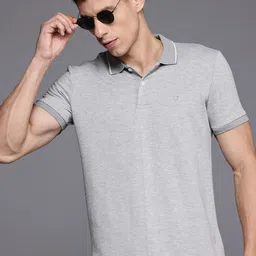 Allen Solly Polo Collar Geometric Design T-shirt-image-16