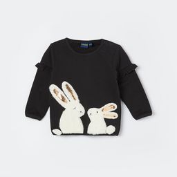 Juniors by Lifestyle Girls Embroidered Sweatshirt-image-74