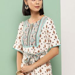 Juniper Printed Waist Tie-Ups Basic Jumpsuit-picture-8