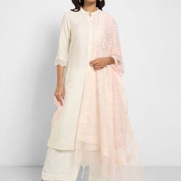 RANGMANCH BY PANTALOONS Geometric Woven Design Dupatta-26