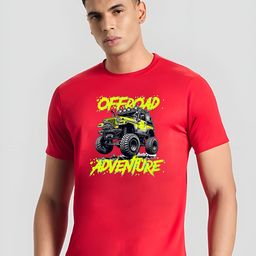 THE BEETEL HOUSE Men Graphic Printed Round Neck Slim Fit T-shirt-image-77