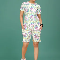 SAKARMAA womens T-Shirt & Shorts Co-Ords-37