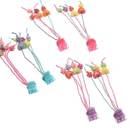 Stoln Set of 6 Taseled Claw Clips image 2