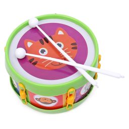 Petals Senior Musical Drum with Sticks Animal Print - (Colour and print may vary)-8