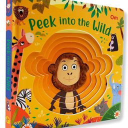 Peek into the Wild - Illustrated rhymes for kids - Board Book for Children English-7