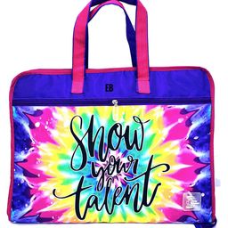 Echo Boomers Tie & Dye Design Print A3 Size Drawing Activity Bag with Multiple Pockets - Multicolor-image-77