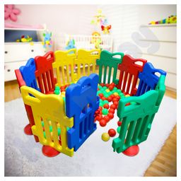 Hop N Play Baby Playpen Ball Pool Kids Activity Centre Safe & Spacious Play Yard for Home with Lockable Gate-10
