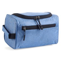 Multipurpose Cosmetic Makeup Organizer Toiletry Bag - Blue-image-1