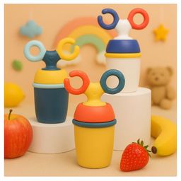 AEREX Silicone Fruit Pacifier with Handle Soft Baby Food Chewing Pacifier for Babies Teether Baby Fruit Nibbler for Newborn Babies (Multi)-13