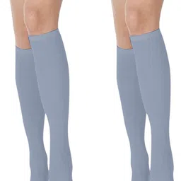 MUKHAKSH Unisex Grey Socks-image-37