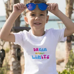 Pranava Boys Printed Organic Cotton Applique T-shirt-image-64