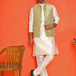 Anouk Men Regular Kurta with Pyjamas image 3