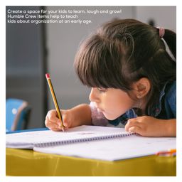 Baybee 2 in 1 Multi Purpose Kids Study Table for Kids with Storage Space Nonslip Base & Detachable Table for Children - Yellow image 4