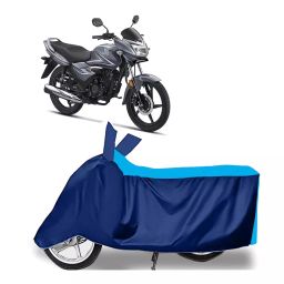 Auto Pearl Two Wheeler Cover for Honda CB Shine - Cyan, Blue-image-84