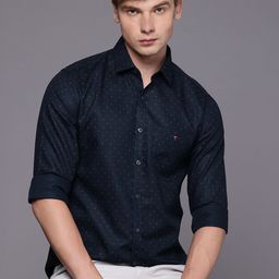 Louis Philippe Sport Slim Fit Printed Pure Cotton Casual Shirt-picture-28