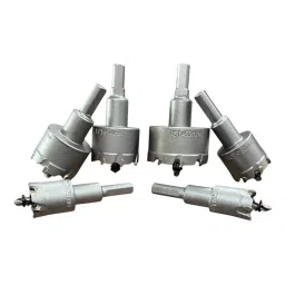 FLAMINGO ENTERPRISE Carbide-Tipped Hole Saw Cutter Set Masonry Bits Type 22, 25, 32, 38, 40, 50mm Diameter TCT & SS 25 mm Depth, FM-205 (Set of 6 Pcs)-13