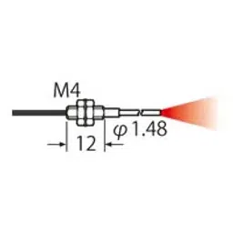 Panasonic Reflective Type Sleeve Fiber R2 mm, FD-41S-18