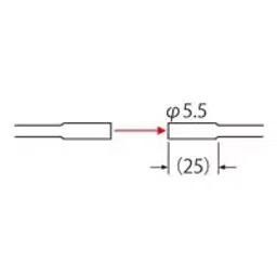 Panasonic Thru-Beam Type Chemical Resistant Fiber R30 mm, FT-L80Y-39