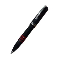 DELTA Titanio Galassia Black-Red Rings Resin With Titanium Trim Rollerball Pen-image-44