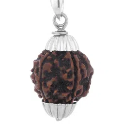 Divine souvenirs Unisex Brown Natural Rudraksha Spiritual Pendant-image-26