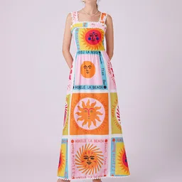 JC Collection Women Printed Fit & Flare Midi Dress-image-20