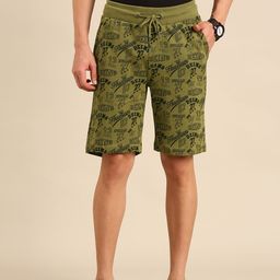 Being Human Men Pure Cotton Typography Printed Regular Shorts-picture-21
